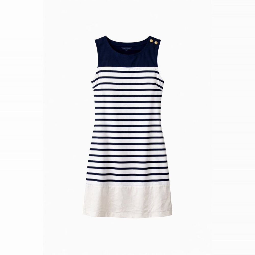 Tommy Hilfiger Navy and White Striped Dress